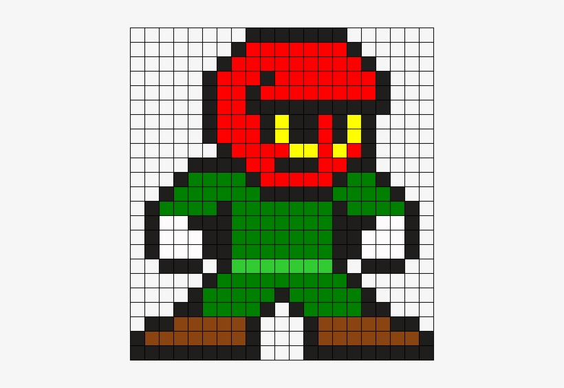 Detail Skull Pixel Art Nomer 24
