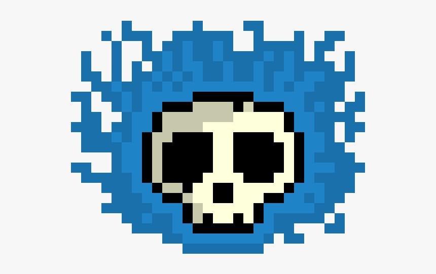 Detail Skull Pixel Art Nomer 7