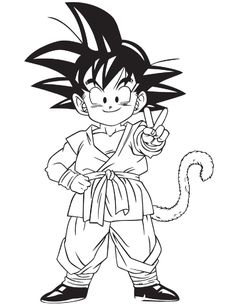 Detail Son Goku Ausmalbilder Nomer 9