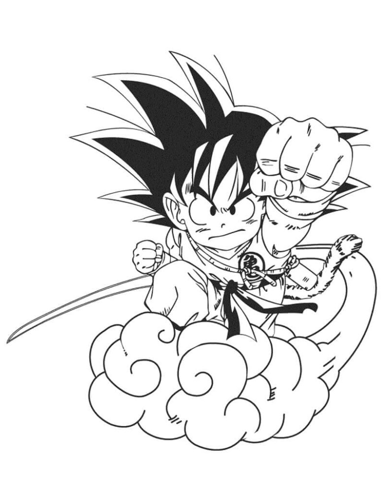 Detail Son Goku Ausmalbilder Nomer 2