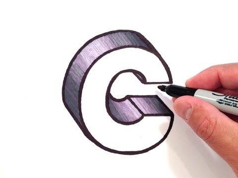 Detail 3 D Buchstaben Zeichnen Nomer 15