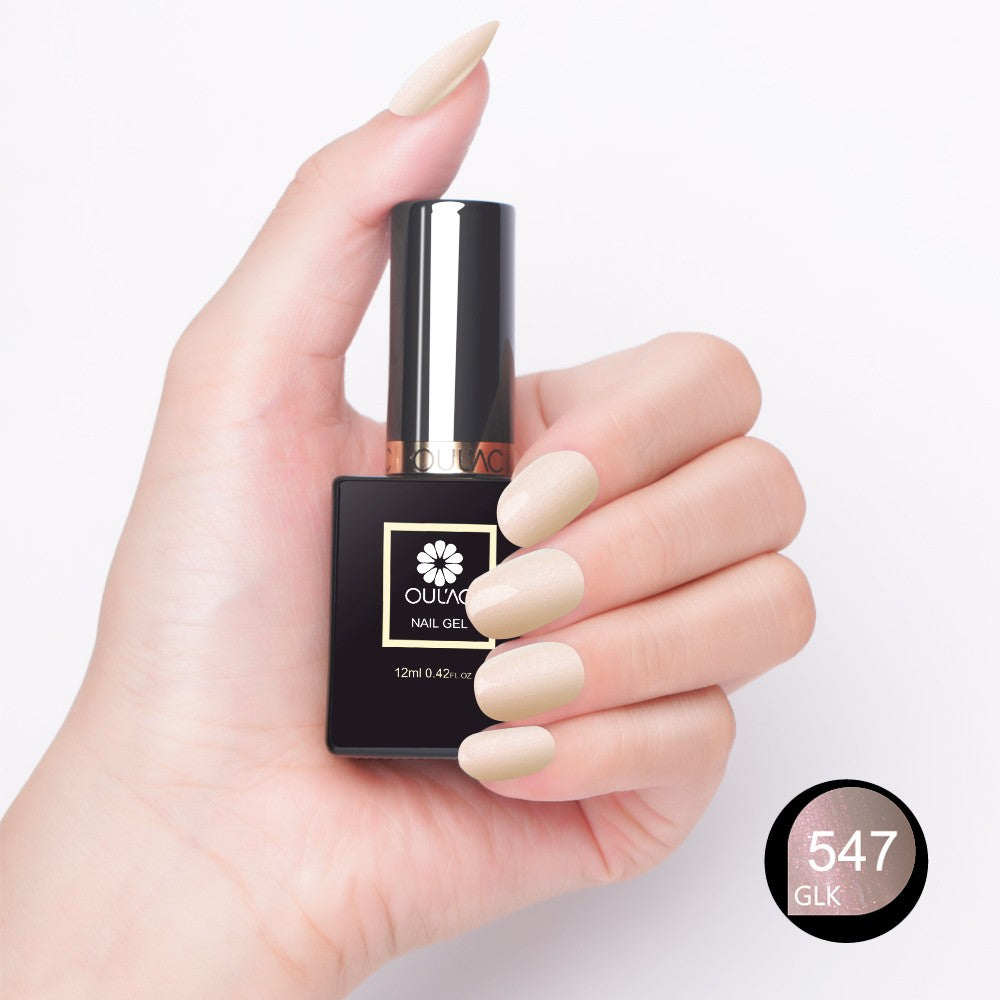 Detail Cremefarbener Nagellack Nomer 8