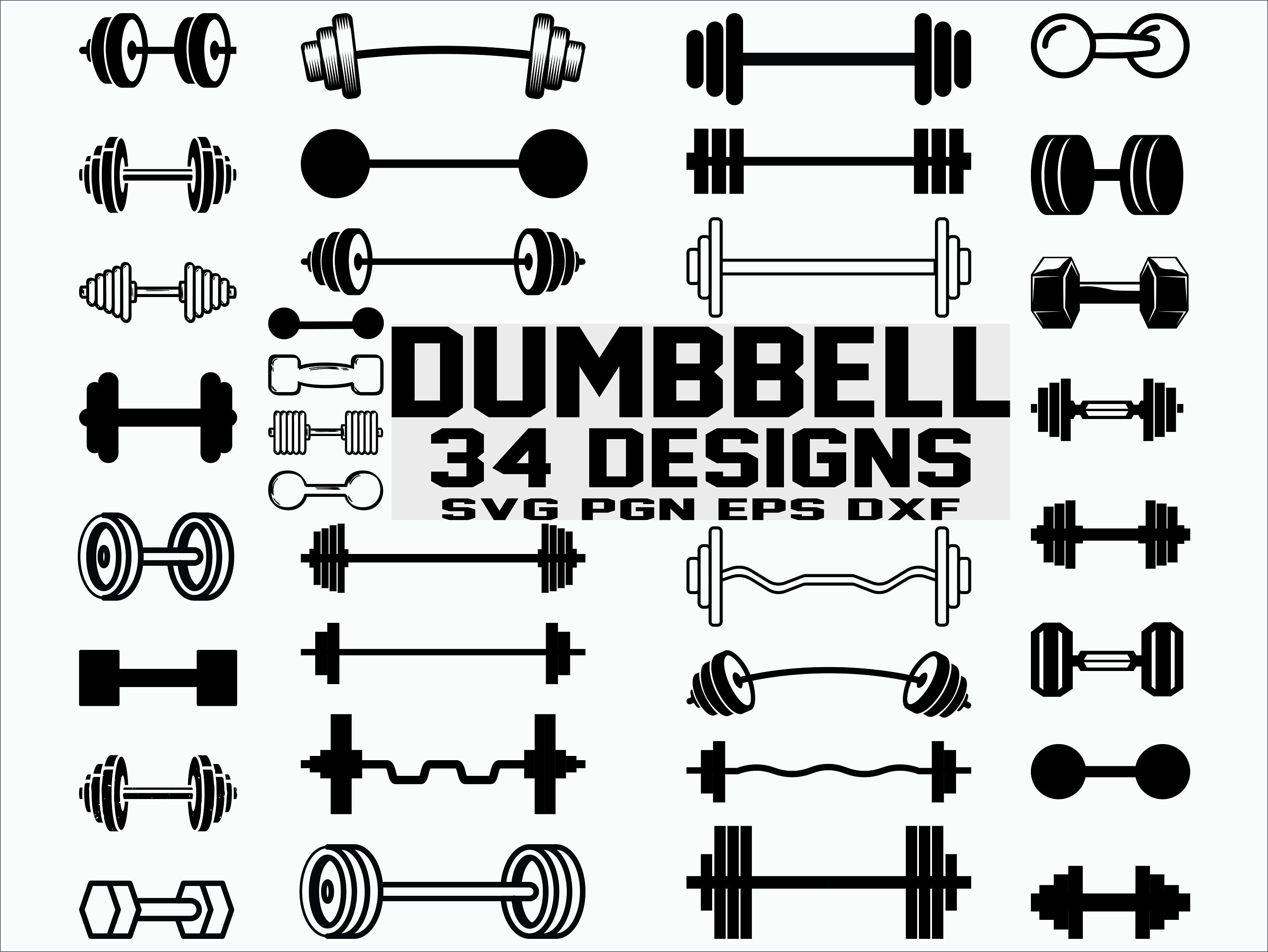 Detail Dumbbell Images Clipart Nomer 36