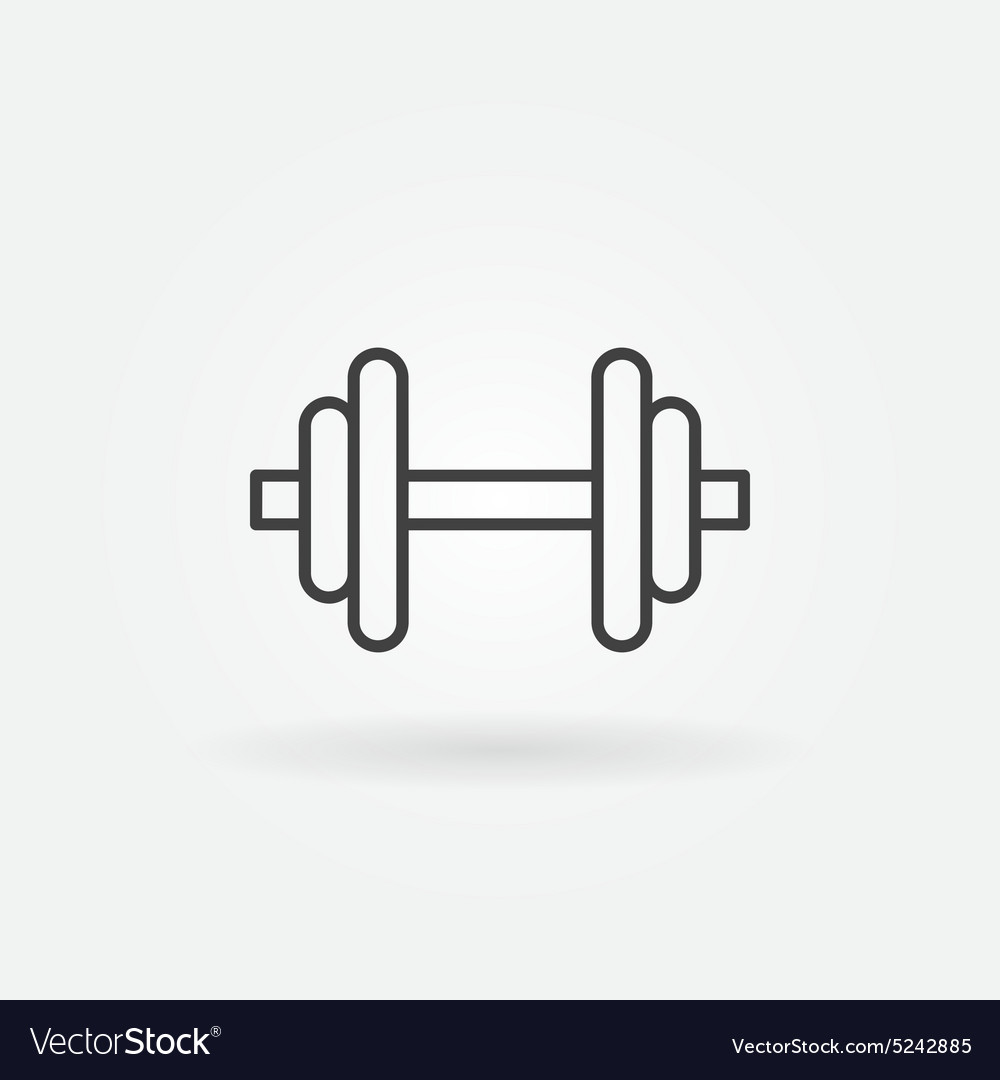 Detail Dumbbell Logo Nomer 2