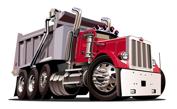 Detail Dump Truck Kartun Nomer 27