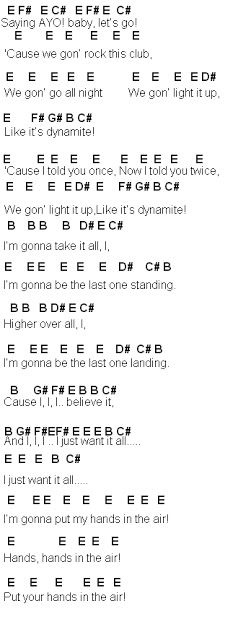 Detail Dynamite Flute Notes Nomer 9