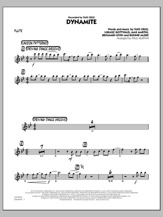 Detail Dynamite Flute Notes Nomer 21