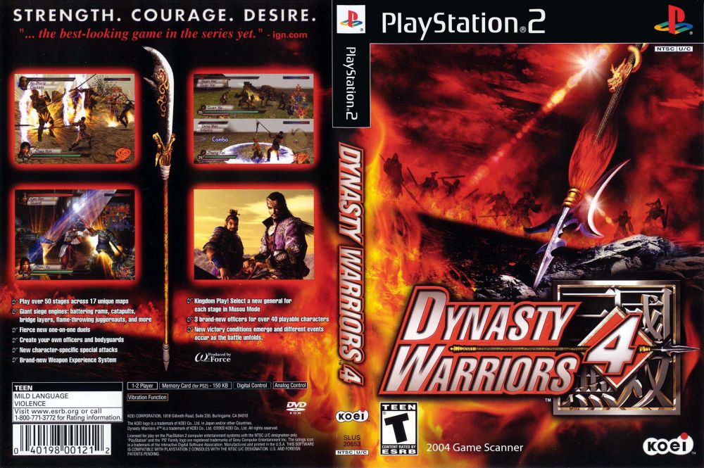 Detail Dynasty Warriors 4 Nomer 12