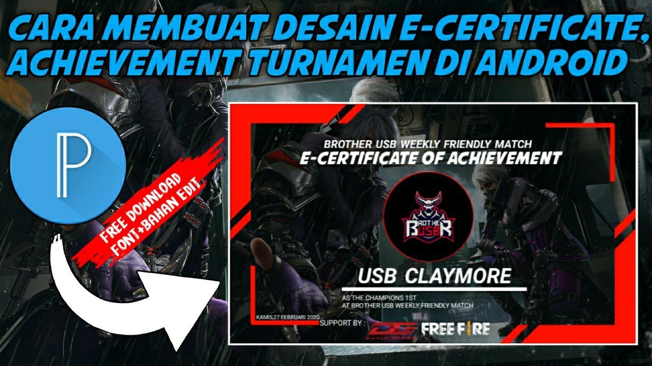 Detail E Certificate Pubg Polos Nomer 5