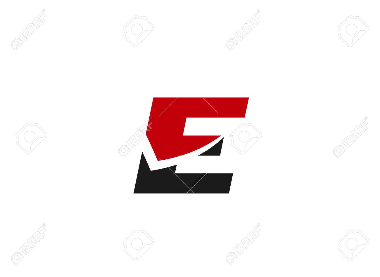 Detail E Logo Nomer 13