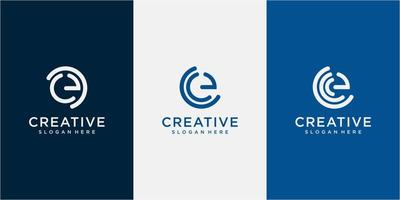 Detail E Logo Nomer 15