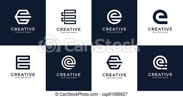 Detail E Logo Nomer 25