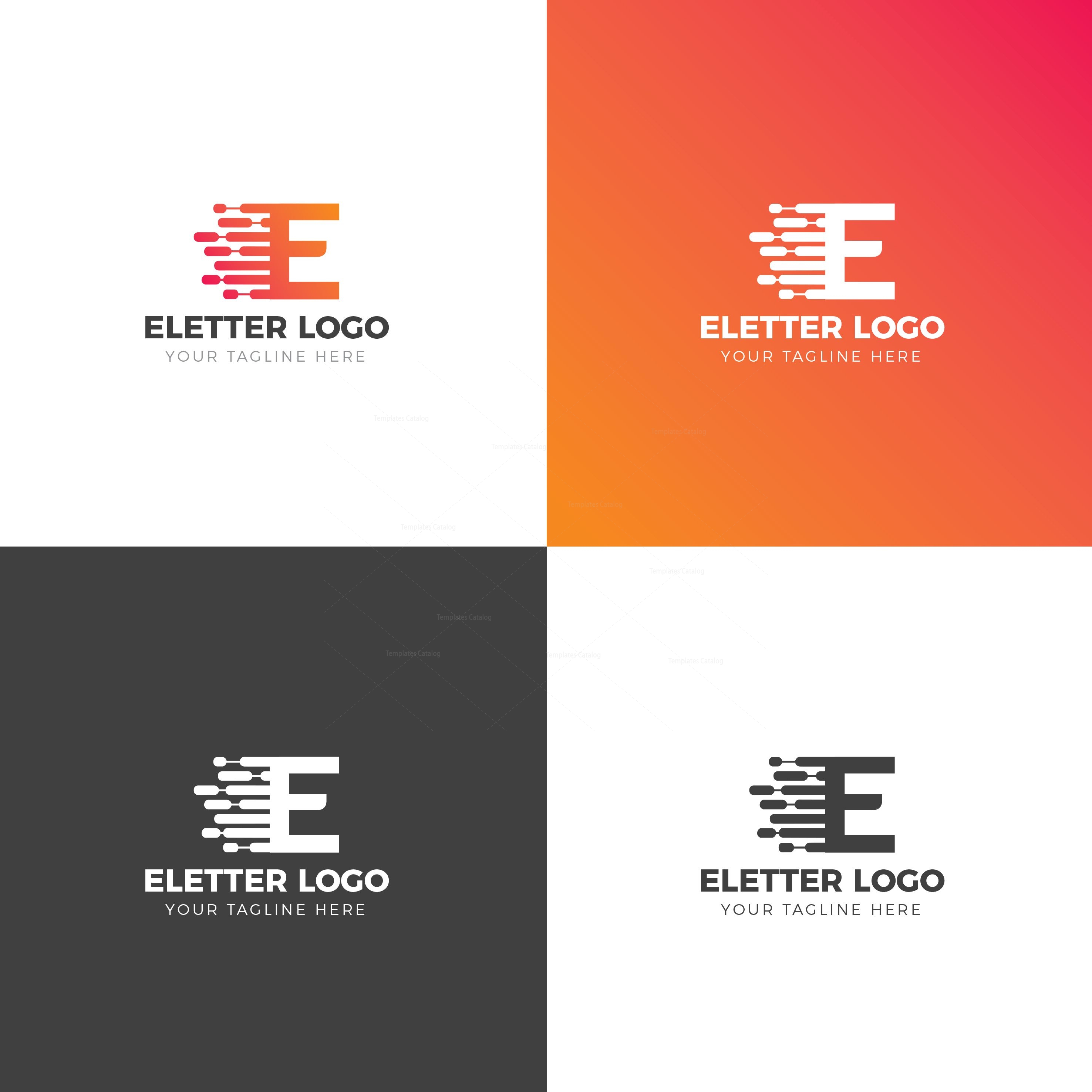 Detail E Logo Nomer 44