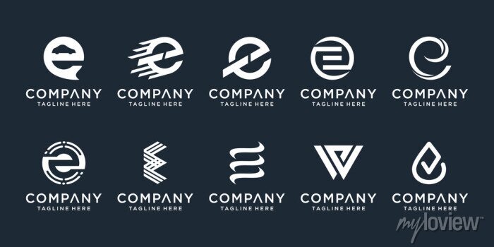 Detail E Logo Nomer 56