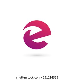 Detail E Logo Nomer 7