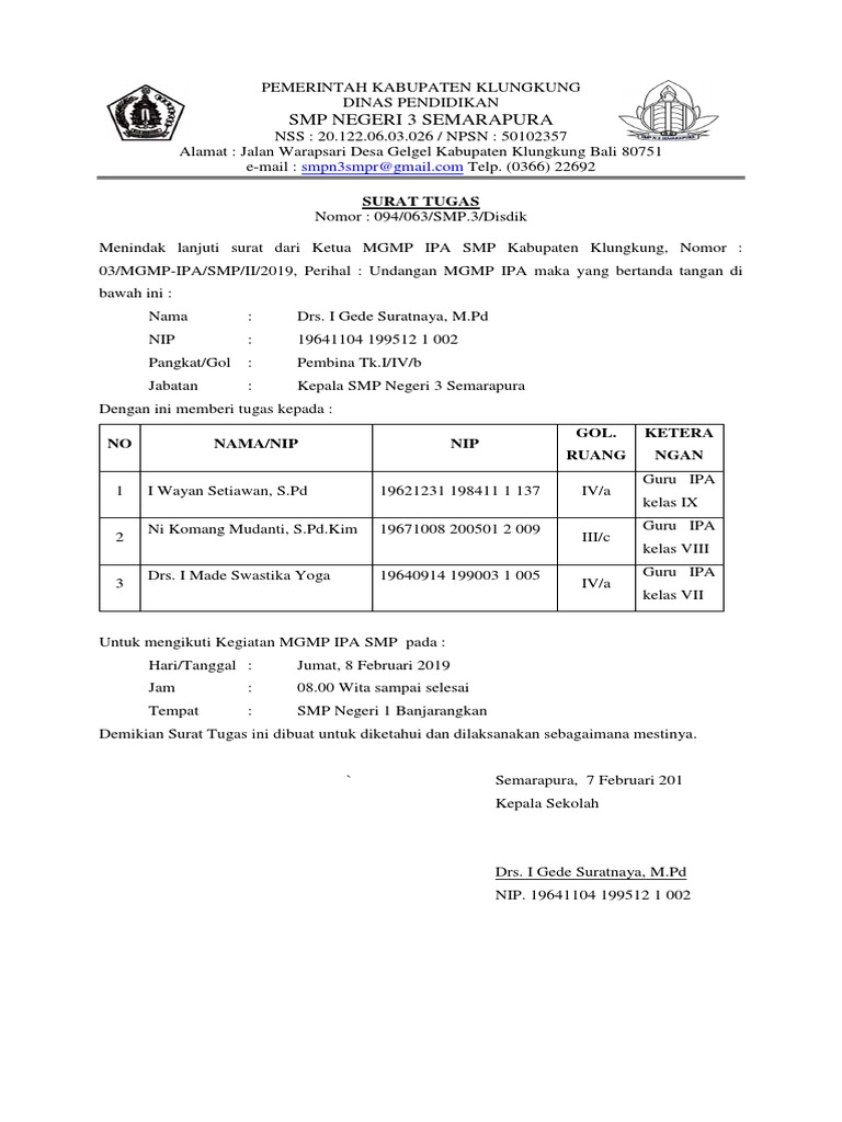 Detail E Surat Klungkung Nomer 42