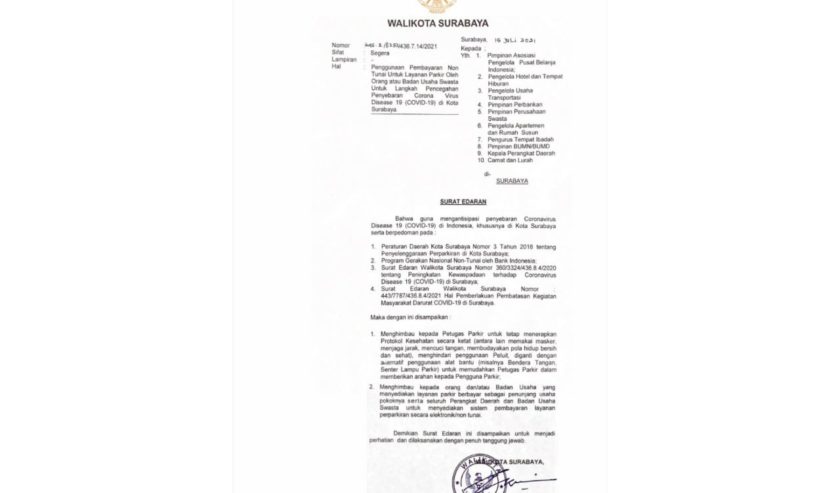 Detail E Surat Pemkot Surabaya Nomer 28