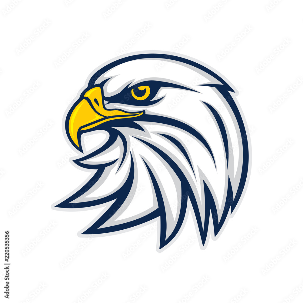 Detail Eagle Head Logo Nomer 20