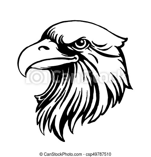 Detail Eagle Head Logo Nomer 51