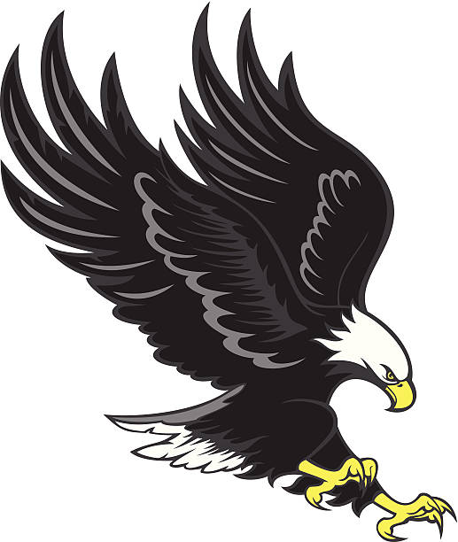 Detail Eagle Silhouette Clip Art Nomer 27