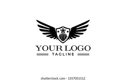 Detail Eagle Wings Logo Nomer 13