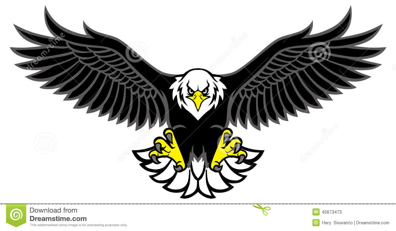 Eagle Wings Spread Clipart - KibrisPDR