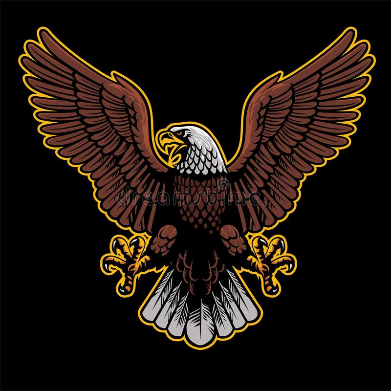 Detail Eagle Wings Spread Clipart Nomer 21