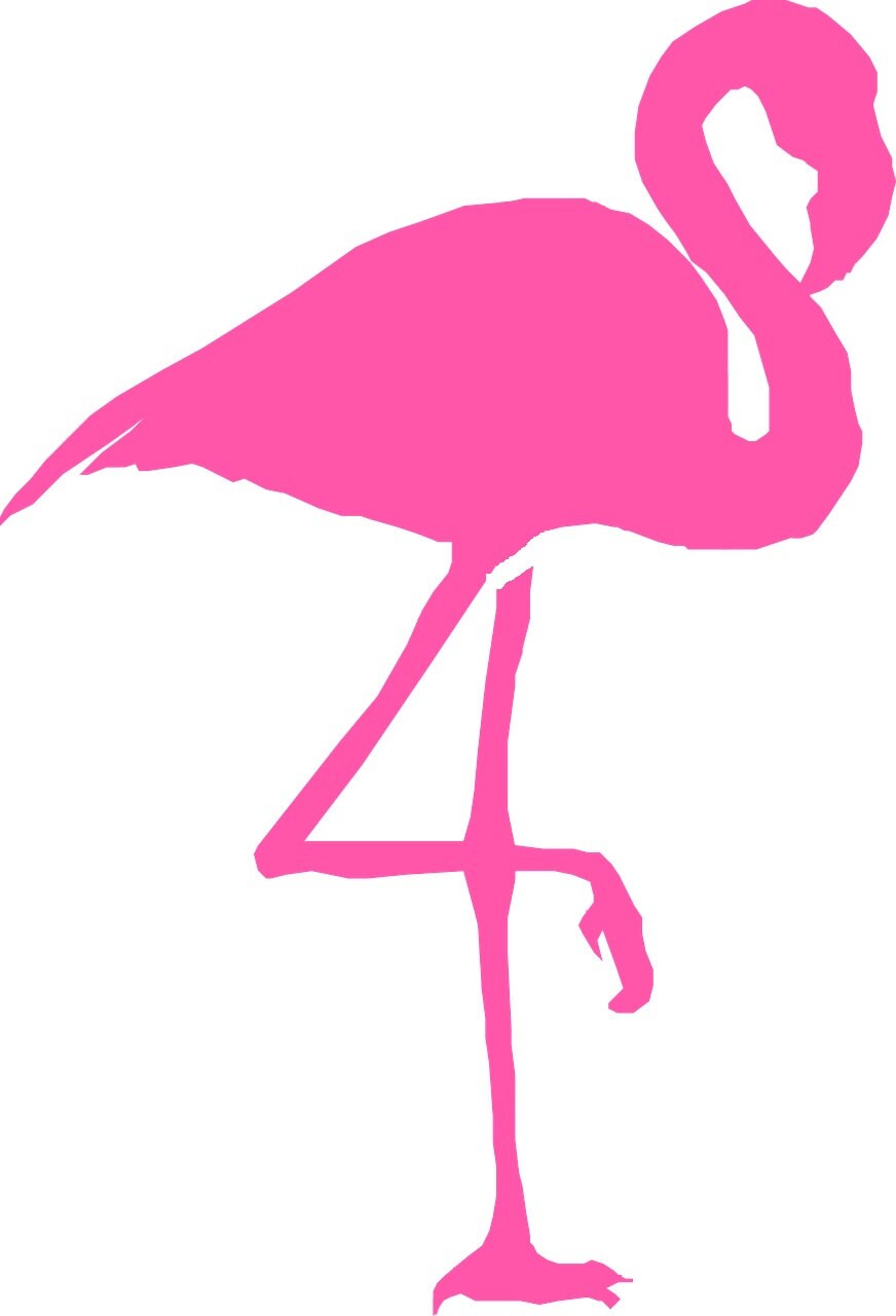 Detail Flamingo Schablone Nomer 2