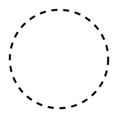 Detail White Circle Nomer 17