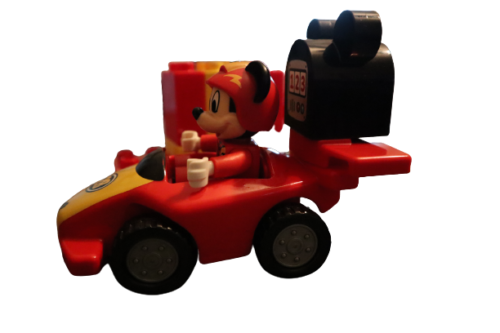 Detail Duplo Mickey Mouse Racer Nomer 10