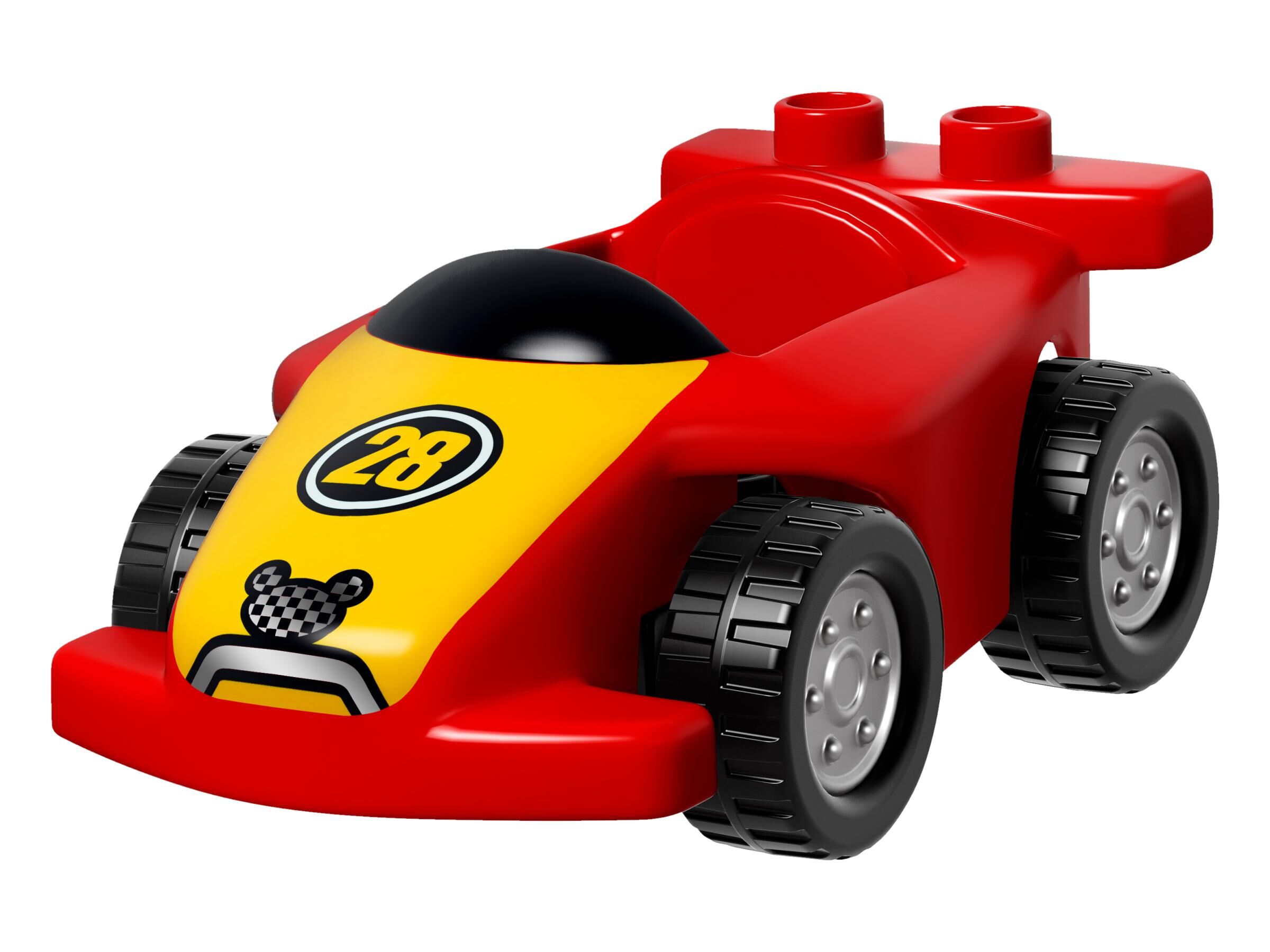 Detail Duplo Mickey Mouse Racer Nomer 14