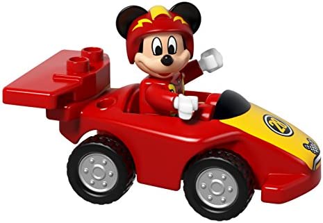 Detail Duplo Mickey Mouse Racer Nomer 24