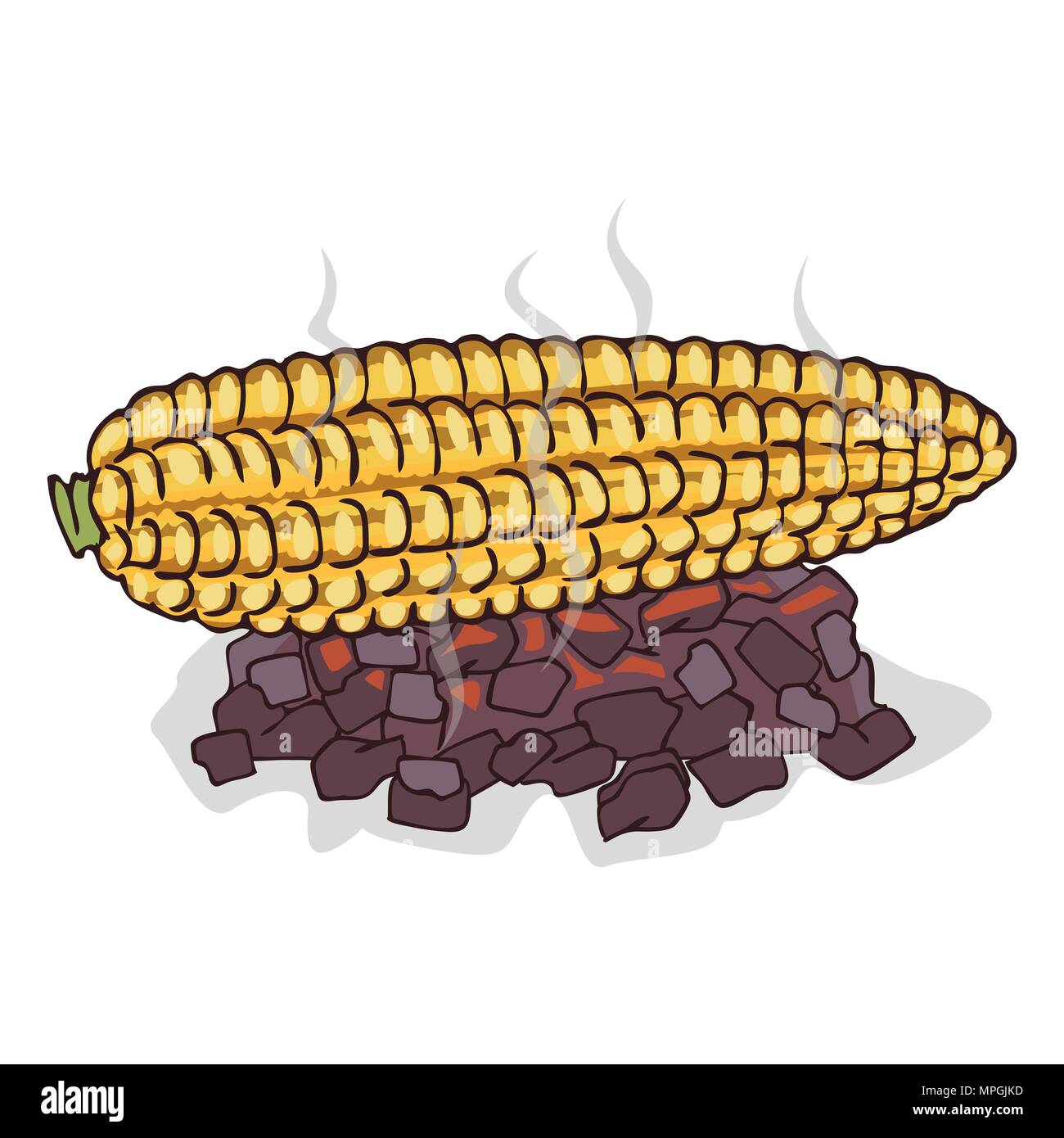 Detail Ear Of Corn Clipart Nomer 47