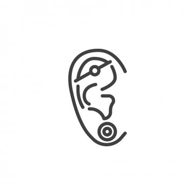 Detail Ear Piercing Clipart Nomer 44