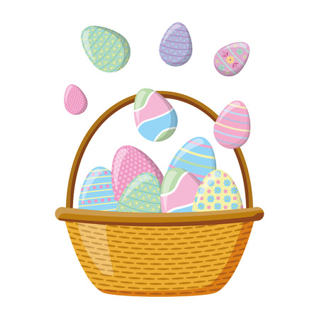 Detail Easter Egg Basket Clipart Nomer 21