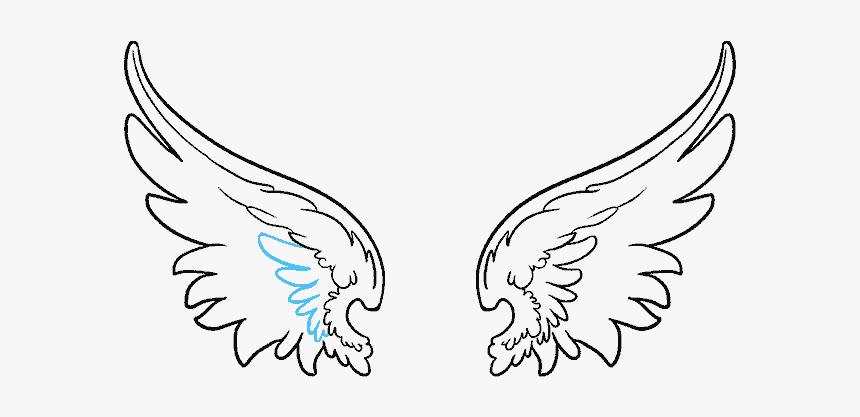 Detail Easy Angel Wings To Draw Nomer 41