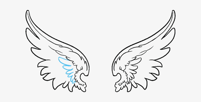 Detail Easy Drawing Angel Wings Nomer 22