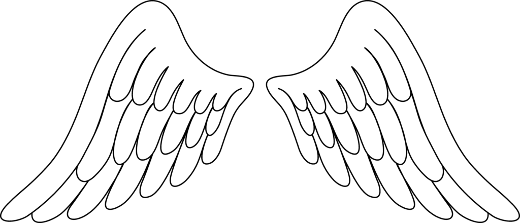 Detail Easy Drawing Angel Wings Nomer 50