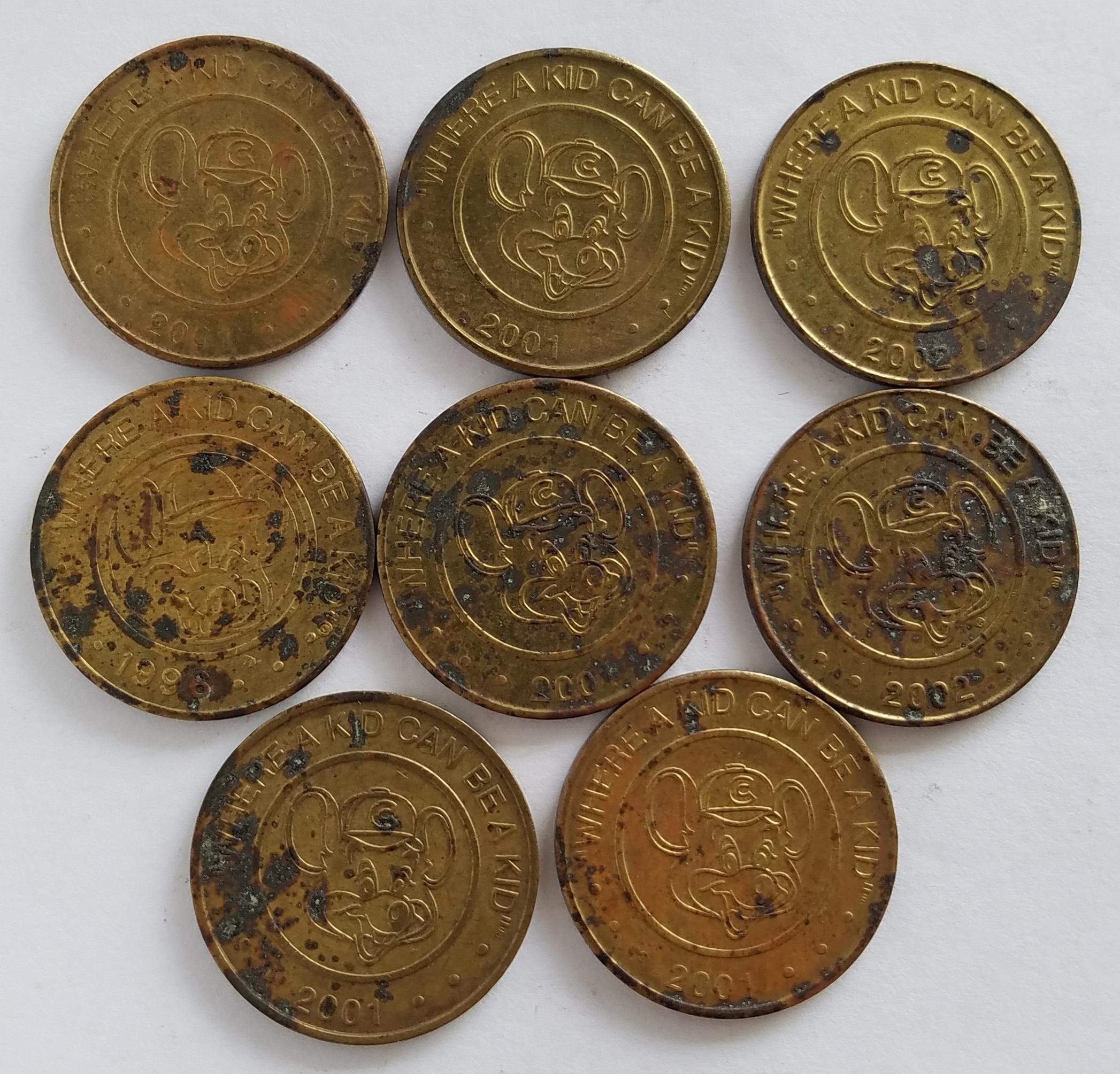 Detail Ebay Chuck E Cheese Tokens Nomer 10