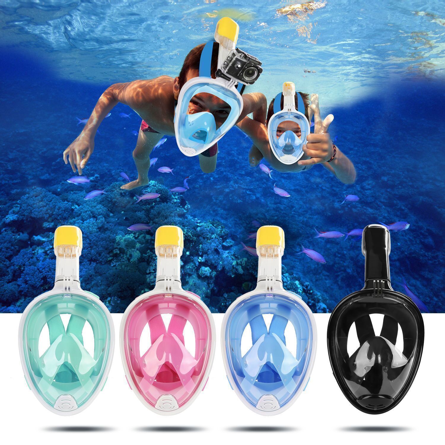 Detail Ebay Full Face Snorkel Mask Nomer 40