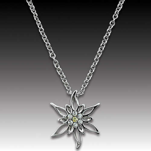 Detail Edelweiss Flower Necklace Nomer 4