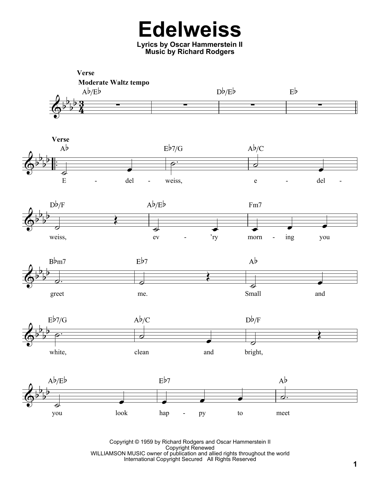 Detail Edelweiss Piano Pdf Nomer 42