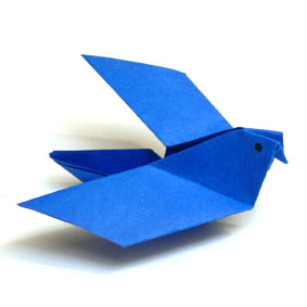 Detail Origami Falten Vogel Nomer 3