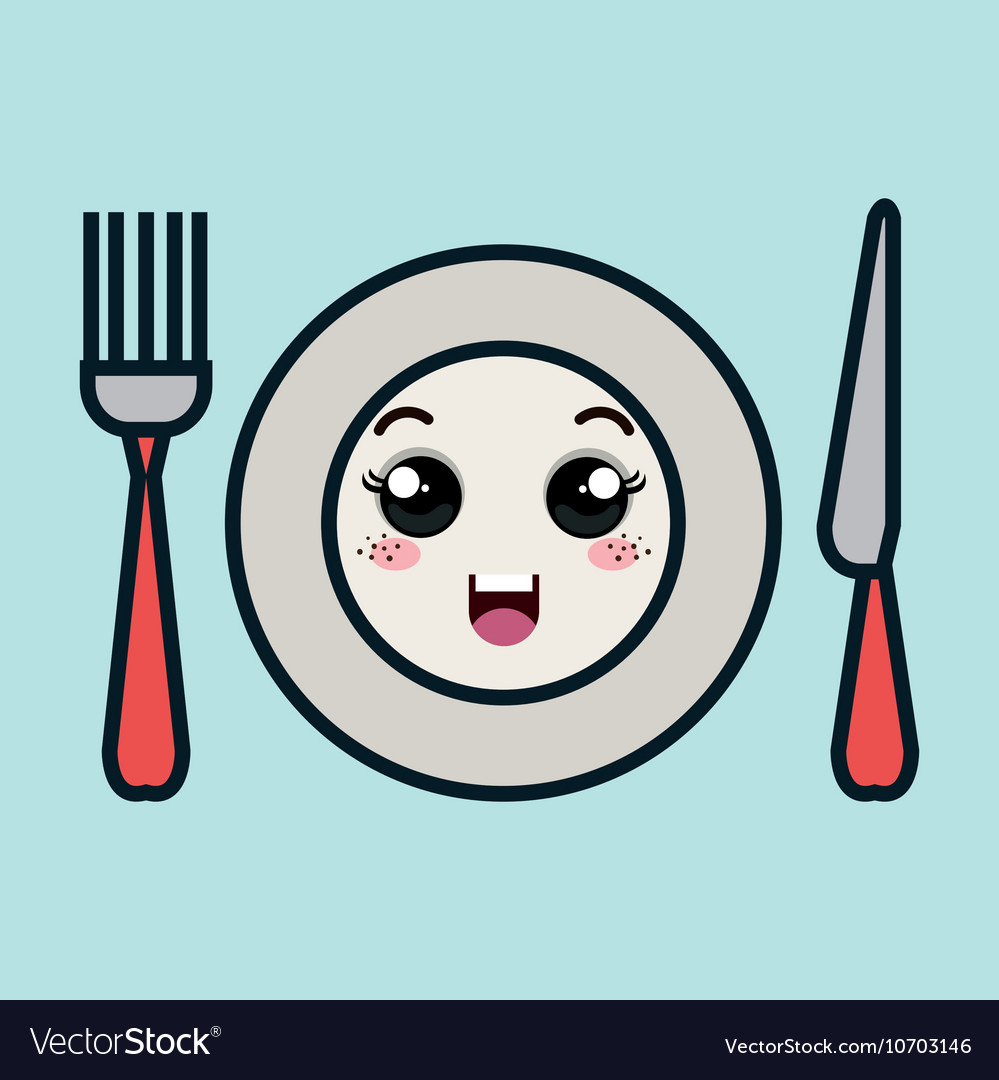 Detail Plate Knife And Fork Nomer 15