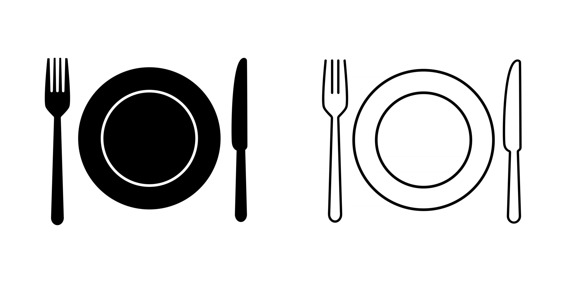 Detail Plate Knife And Fork Nomer 18
