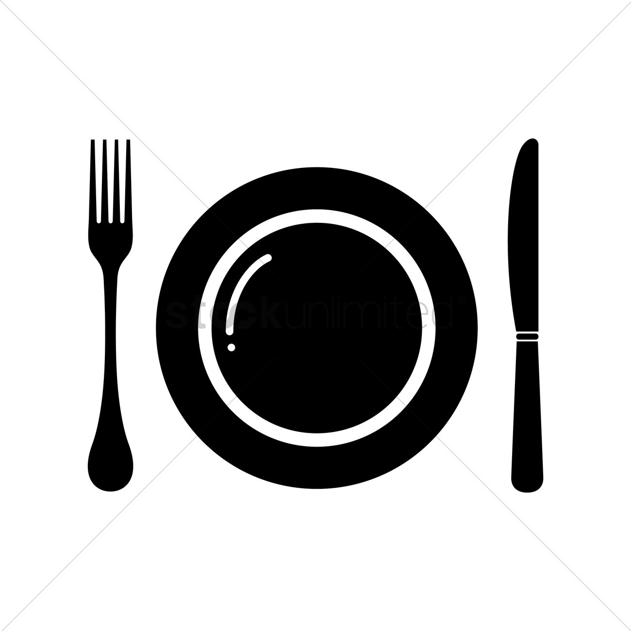 Detail Plate Knife And Fork Nomer 3