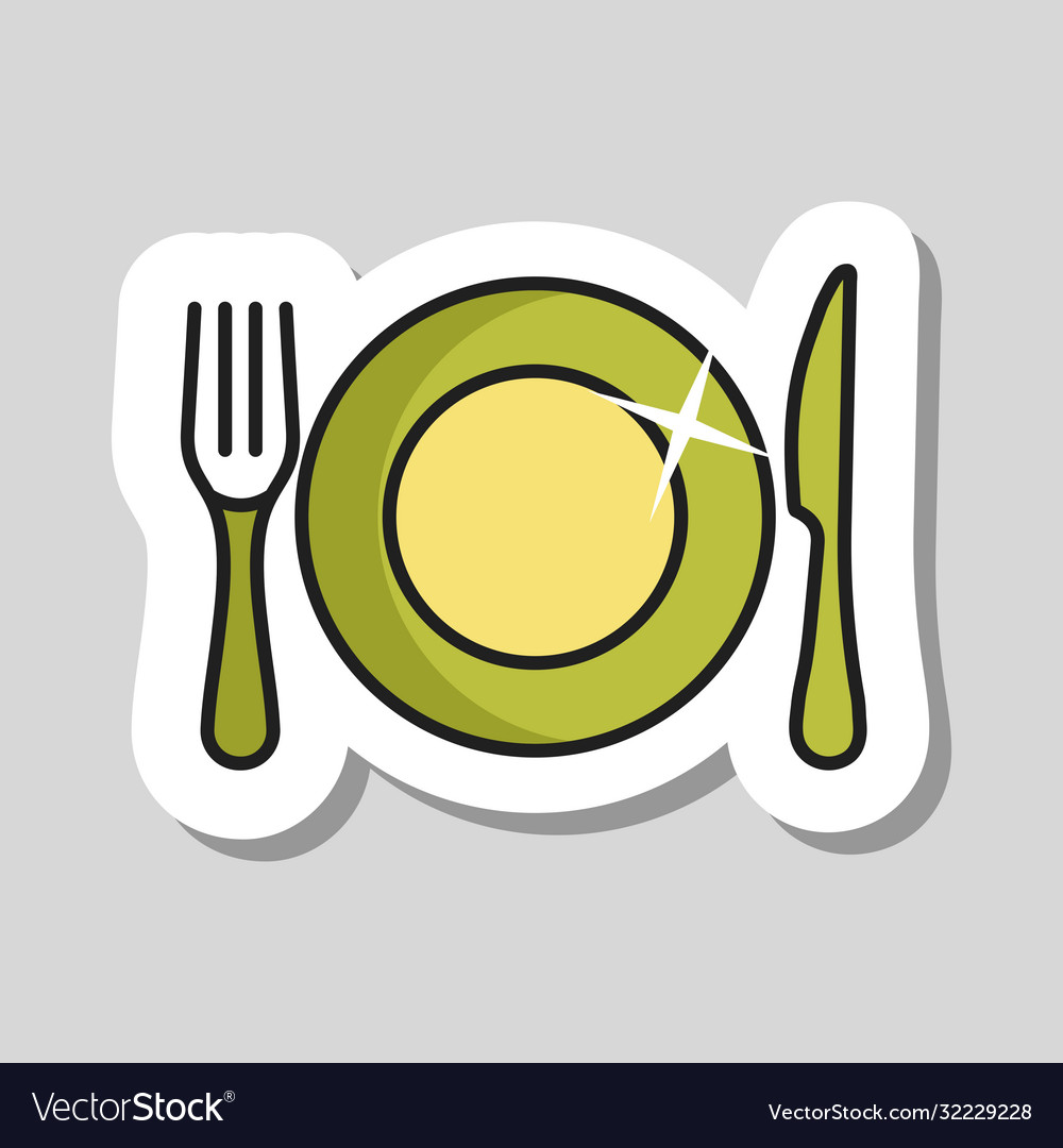 Detail Plate Knife And Fork Nomer 21
