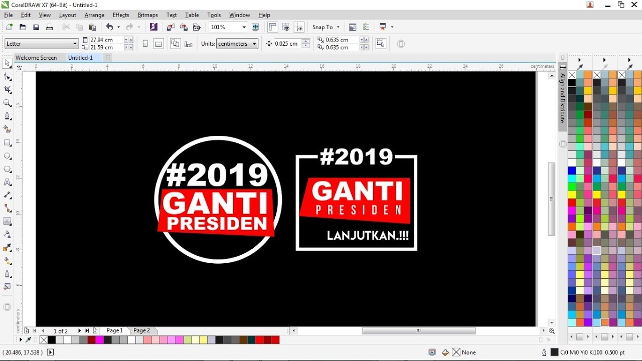 Detail Edit Foto 2019 Ganti Presiden Nomer 45