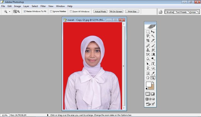 Detail Edit Foto Background Merah Nomer 39