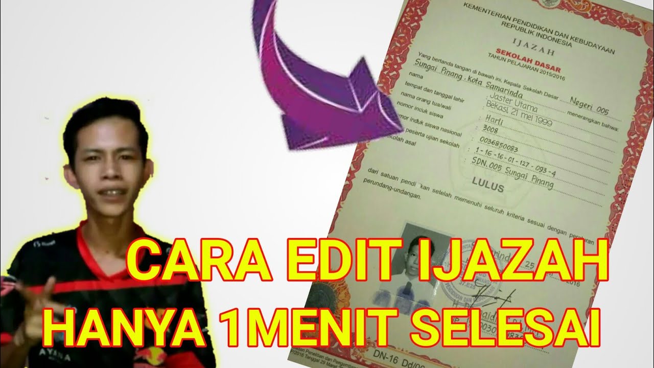 Detail Edit Foto Ijazah Nomer 37